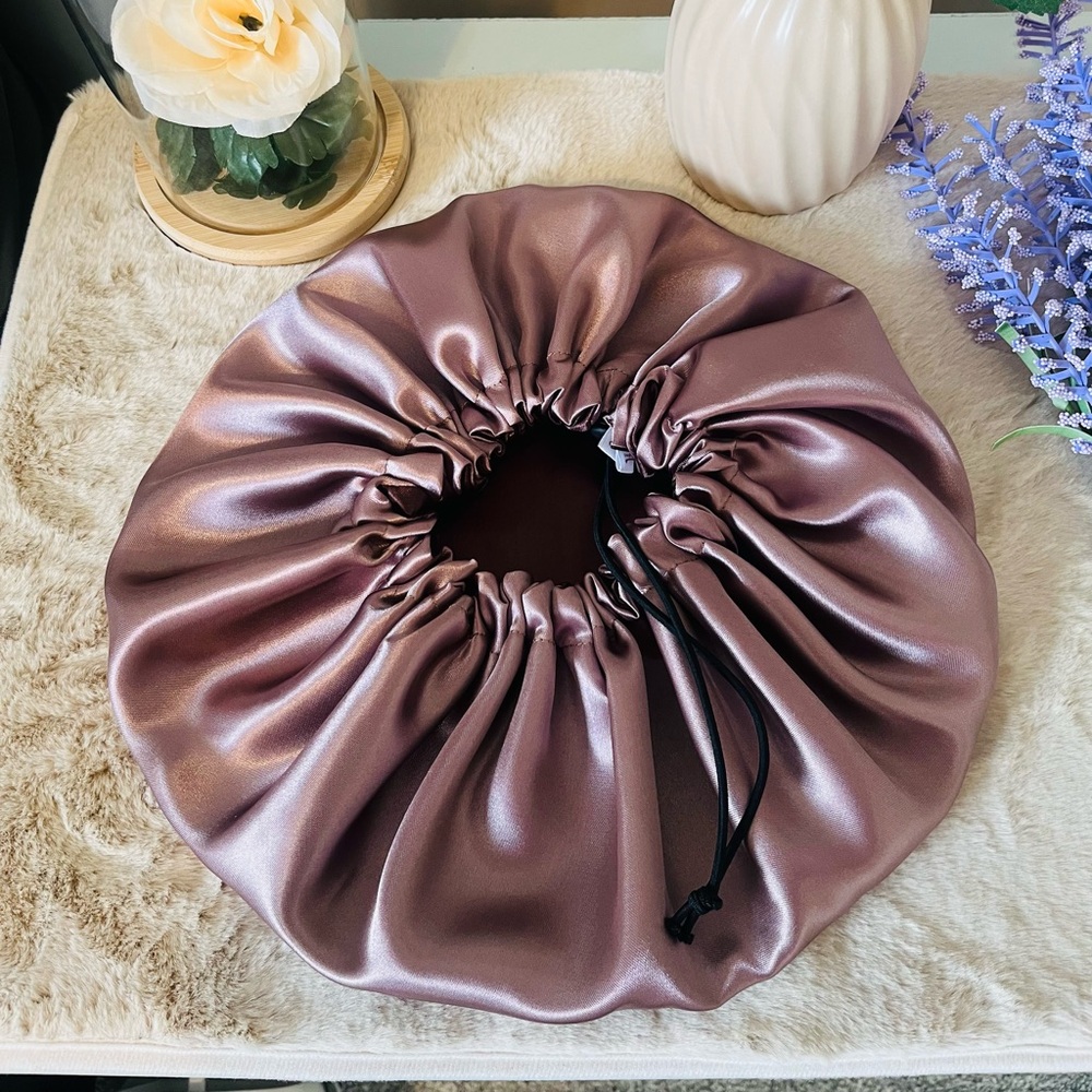 Satin Hair Bonnet Adjustable and Reversible